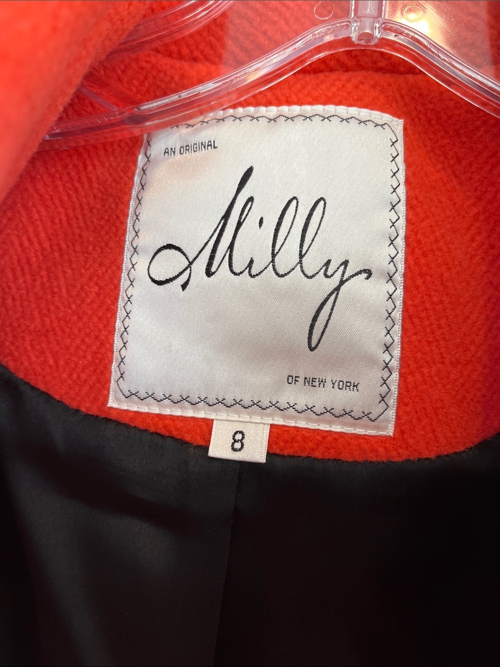 Milly New York Orange Jacket - Picture 2 of 4